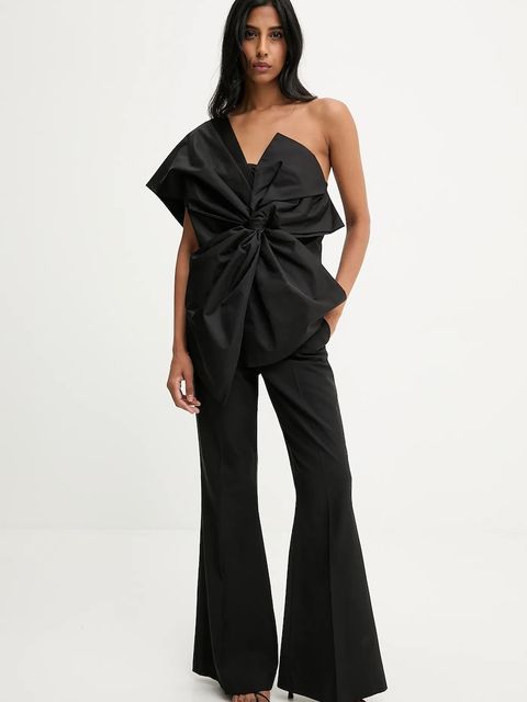 Answear.LAB bluzka damska kolor czarny gładka - zdjęcie produktu nr 2