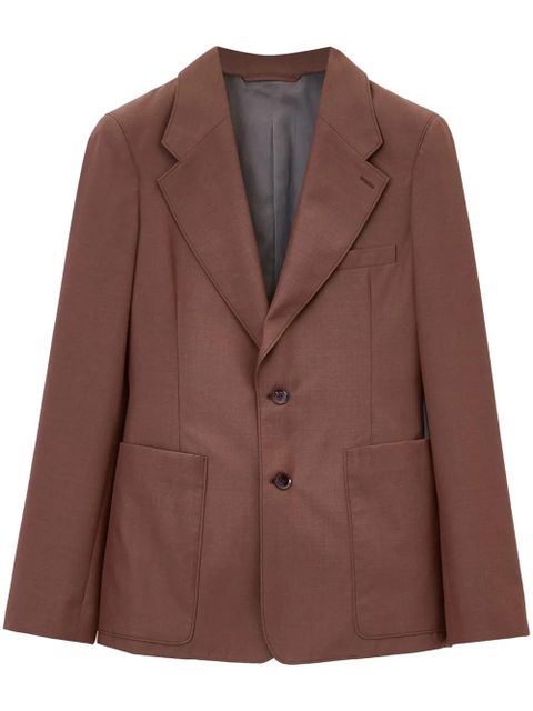 LEMAIRE single-breasted blazer - Brown - zdjęcie produktu nr 1