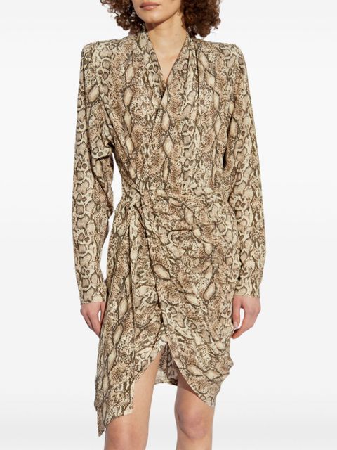 ISABEL MARANT Cleora midi dress - Neutrals - zdjęcie produktu nr 2