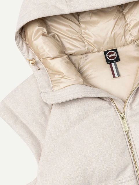 Colmar bezrękawnik puchowy kolor beżowy zimowy 2299.7ZN