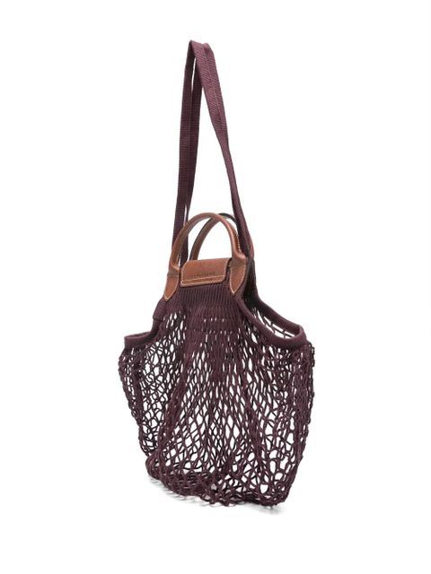 Longchamp large Le Pliage Filet tote bag - Purple