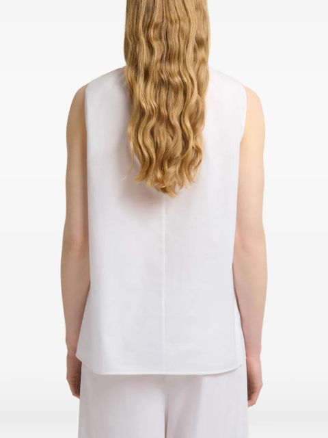 Marni broderie anglaise sleeveless blouse - White