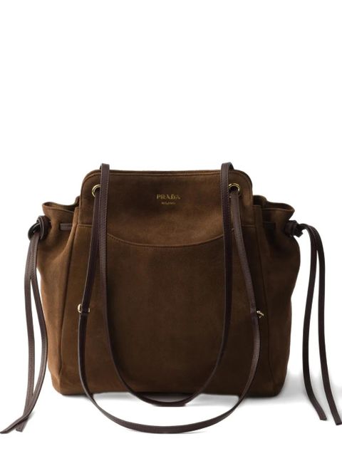 Prada medium Carry tote bag - Brown - zdjęcie produktu nr 1