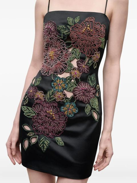 AREA embroidered mini dress - Black - zdjęcie produktu nr 2