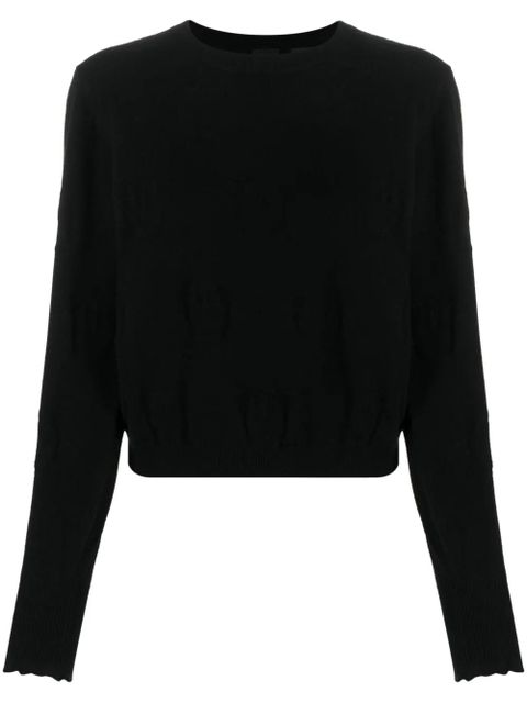 PINKO crew-neck cashmere jumper - Black - zdjęcie produktu nr 1
