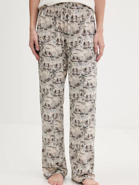 women'secret piżama bawełniana damska kolor beżowy bawełniana 3132160 - zdjęcie produktu nr 2