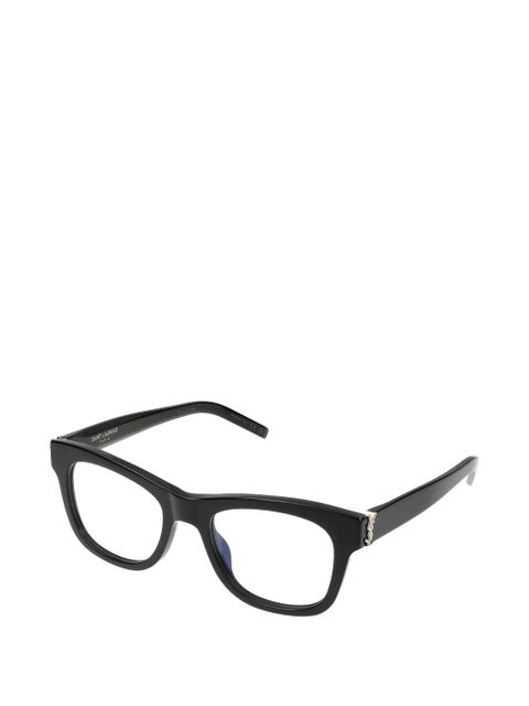 Saint Laurent YSL-monogram square-frame glasses - Black - zdjęcie produktu nr 2