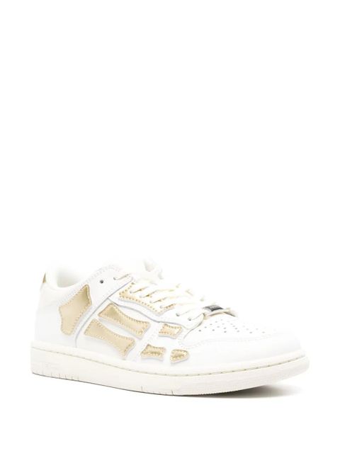 AMIRI patch-detail leather sneakers - White