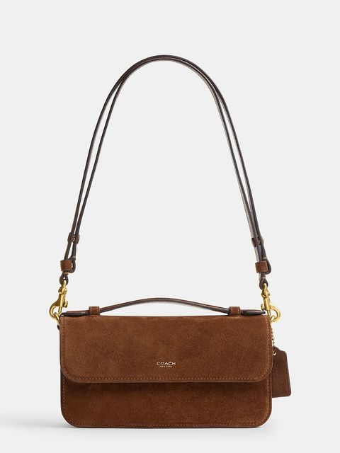 Coach torebka zamszowa Suede Elora - zdjęcie produktu nr 1