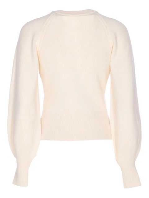 Guest In Residence raglan-sleeve cashmere top - White - zdjęcie produktu nr 2