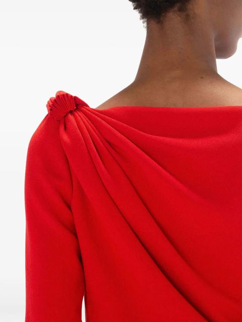 JW Anderson V-neck midi dress - Red