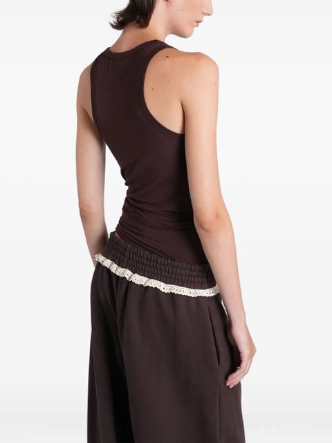 Magda Butrym knotted tank top - Brown