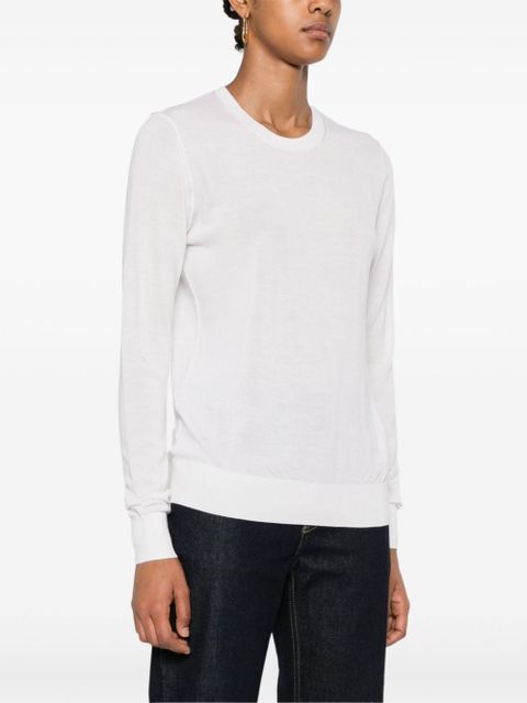 TOTEME fine-knit sweater - White