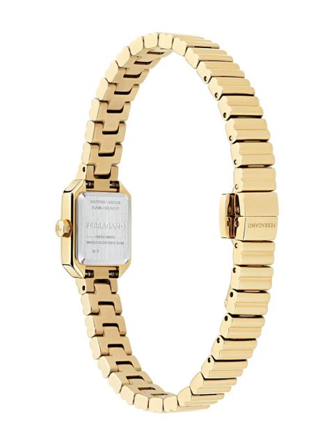 Ferragamo Crystal Tank Petite 20mm watch - Gold