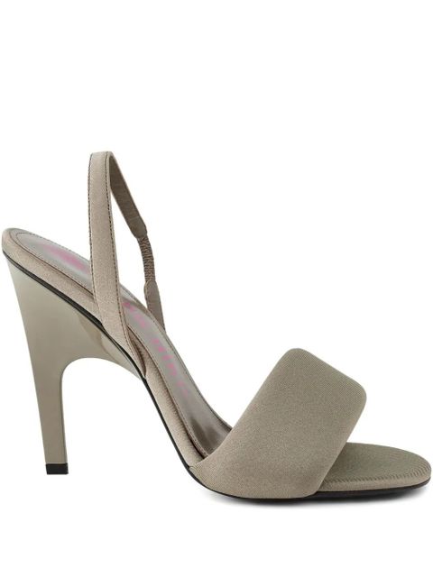 The Attico 105 mm Rem heel strap sandals - Neutrals - zdjęcie produktu nr 1