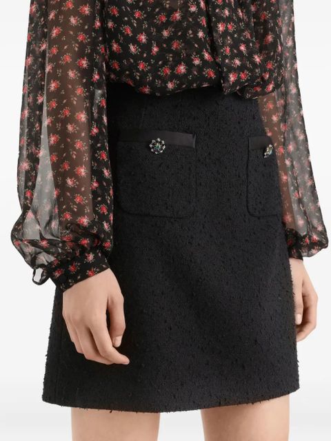 Dolce & Gabbana Rachel tweed mini skirt - Black