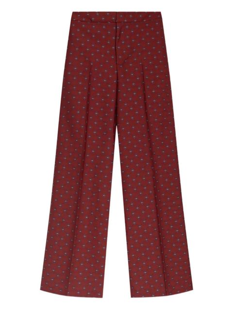ETRO jacquard-pattern flared trousers - zdjęcie produktu nr 1