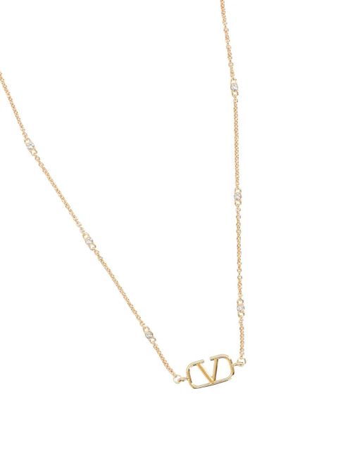 Valentino Garavani V-logo pendant necklace - Gold - zdjęcie produktu nr 2