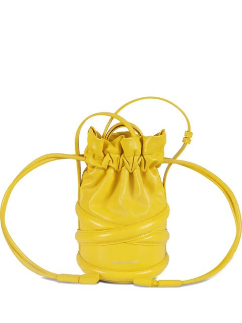 Alexander McQueen Soft Curve bucket bag - Yellow - zdjęcie produktu nr 1