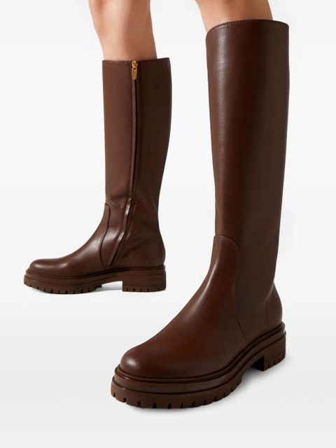 Gianvito Rossi zip boots - Brown