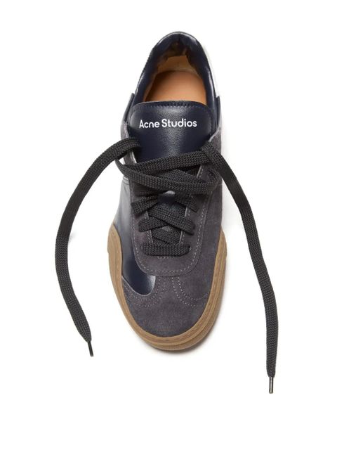 Acne Studios panelled low-top sneakers - Black
