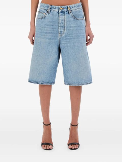 AMIRI knee-length denim shorts - Blue - zdjęcie produktu nr 1
