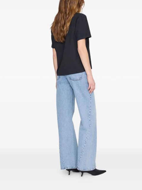 ANINE BING printed T-shirt - Black