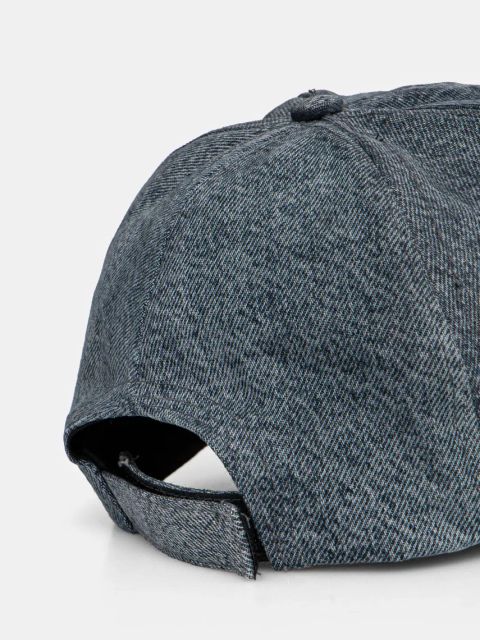 Patrizia Pepe czapka z daszkiem bawełniana kolor szary z aplikacją 8F1650 D1WZN