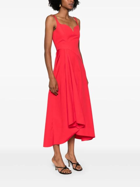 Alexander McQueen asymmetric flared midi dress