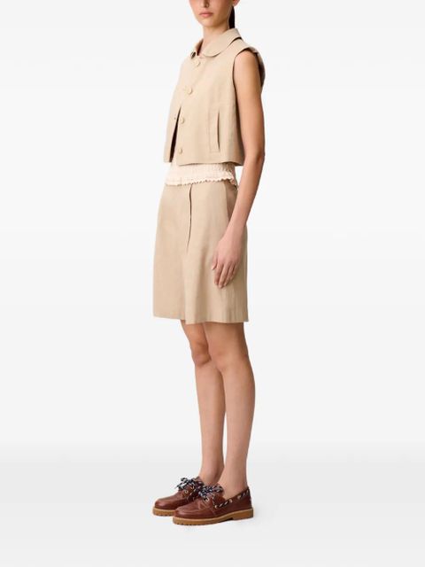 Claudie Pierlot button collar gilet - Neutrals