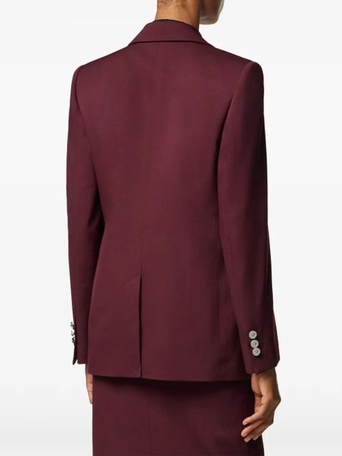 Versace Medusa-detail pocket blazer - Red