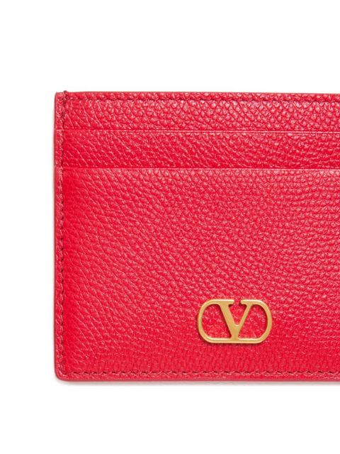 Valentino Garavani Vlogo Signature card holder - Red