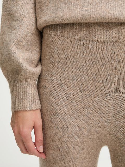 Answear.LAB komplet z wełną damski kolor beżowy - zdjęcie produktu nr 2