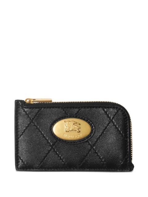 Burberry Strand zipped diamond-stitched cardholder - Black - zdjęcie produktu nr 1