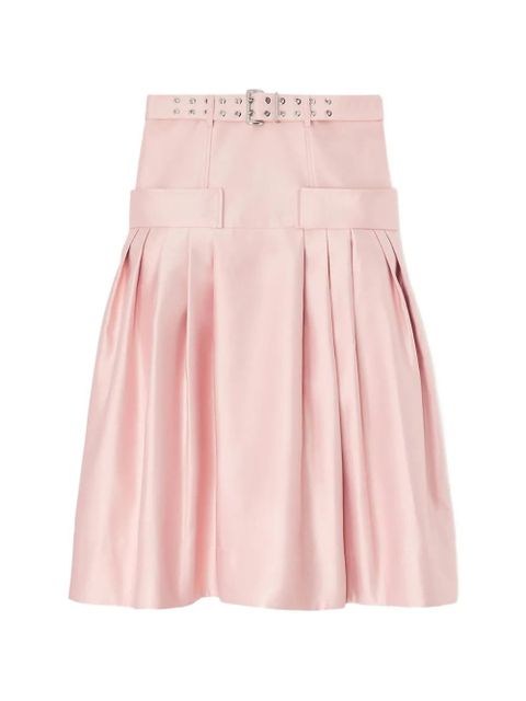 GANNI belted pleated skirt - Pink - zdjęcie produktu nr 1
