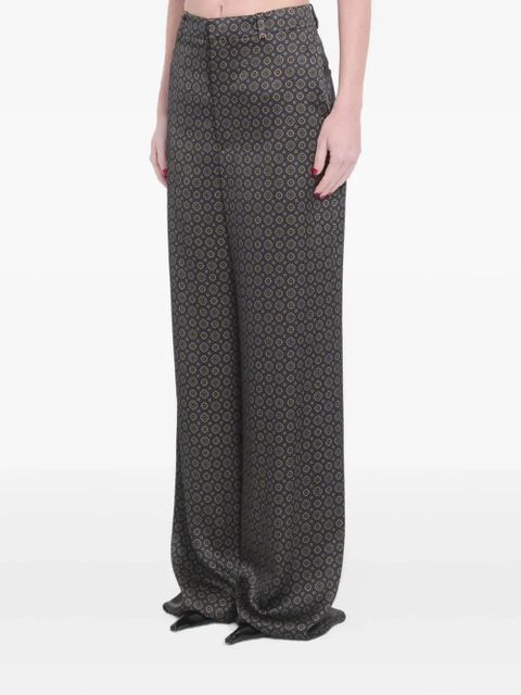 Saint Laurent patterned trousers - Grey