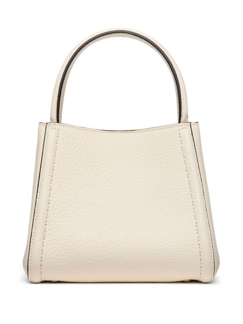 Valentino Garavani small Alltime leather tote bag - Neutrals