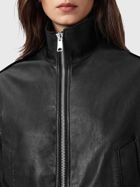 AllSaints kurtka skórzana LOWDEN