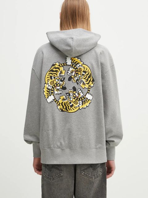 Kenzo bluza bawełniana x Verdy kolor szary z aplikacją FF58SW2404MF.94