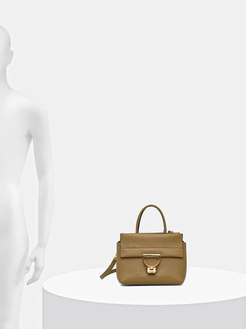 Coccinelle torebka skórzana ARLETTIS kolor zielony E1 MD5 18 02 01