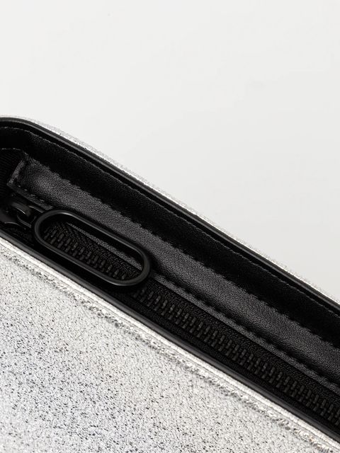 Karl Lagerfeld Jeans torebka kolor srebrny A4W30155