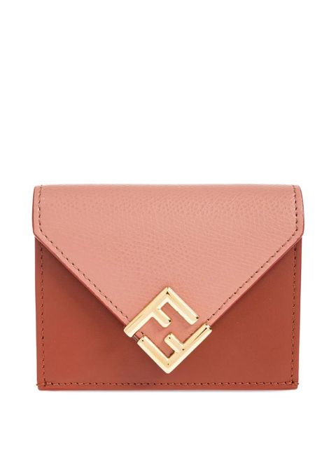 FENDI FF Diamonds logo-plaque wallet - Pink - zdjęcie produktu nr 1