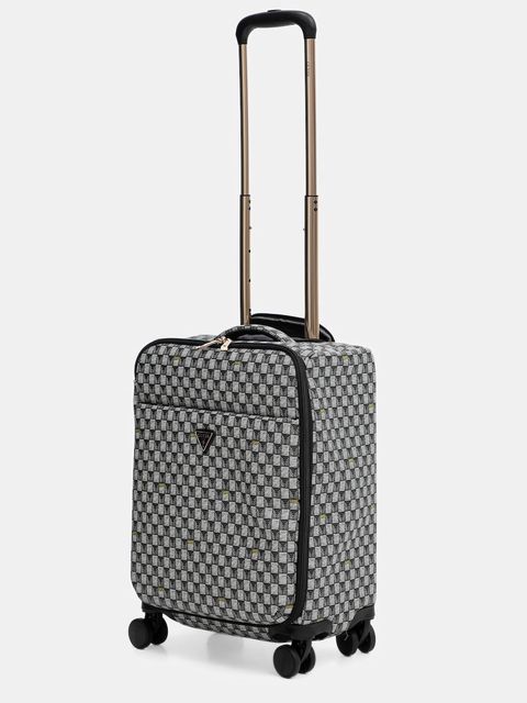 Guess walizka FOLLIE SMALL kolor czarny TWLW96 76983