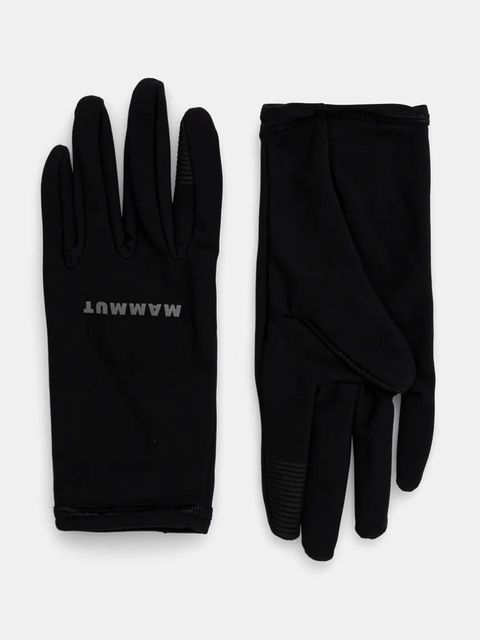 Mammut rękawiczki Stretch kolor czarny 1190.05785 - zdjęcie produktu nr 1