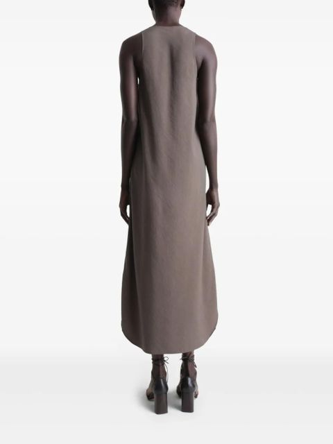 LEMAIRE bias-cut maxi dress - Brown