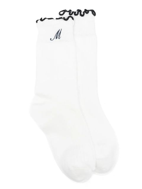 Maje pointelle socks - White - zdjęcie produktu nr 1