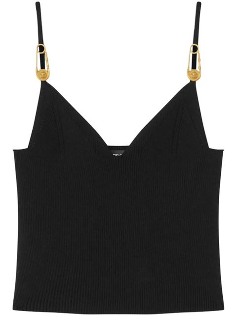 Versace Safety Pin crop top - Black - zdjęcie produktu nr 1