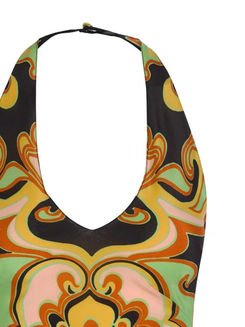 ETRO floral-print halterneck top - Black - zdjęcie produktu nr 2