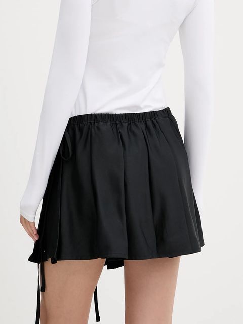 adidas Originals spódnica Ribbon Skirt kolor czarny mini rozkloszowana JX2554 - zdjęcie produktu nr 2