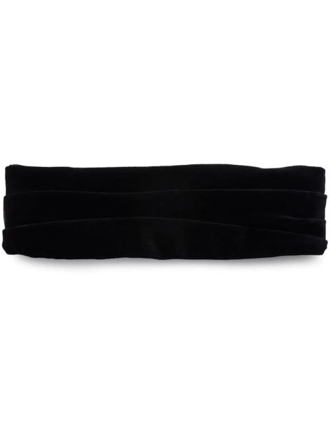 Prada velvet headband - Black - zdjęcie produktu nr 2